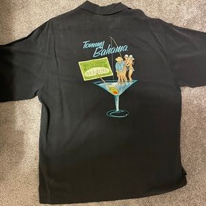 Black Tommy Bahama button up